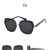 Square sunglasses women men brand designer vintage classics black ploygon eye wear female male driver shades | Vimost Shop.