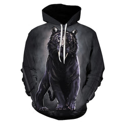 3D Print Flame Tiger Hoodie Men Sweatshirt Men Women Hoodies Plus Size Pullover Novelty 6XL Casual Animal Coats | Vimost Shop.