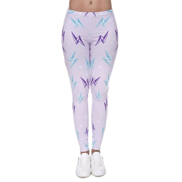 Fashion leggins mujer With Multicolor Pattern 3D Printing legging fitness feminina leggins Woman Pants workout leggings | Vimost Shop.