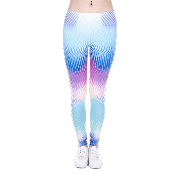 Fashion leggins mujer With Multicolor Pattern 3D Printing legging fitness feminina leggins Woman Pants workout leggings | Vimost Shop.