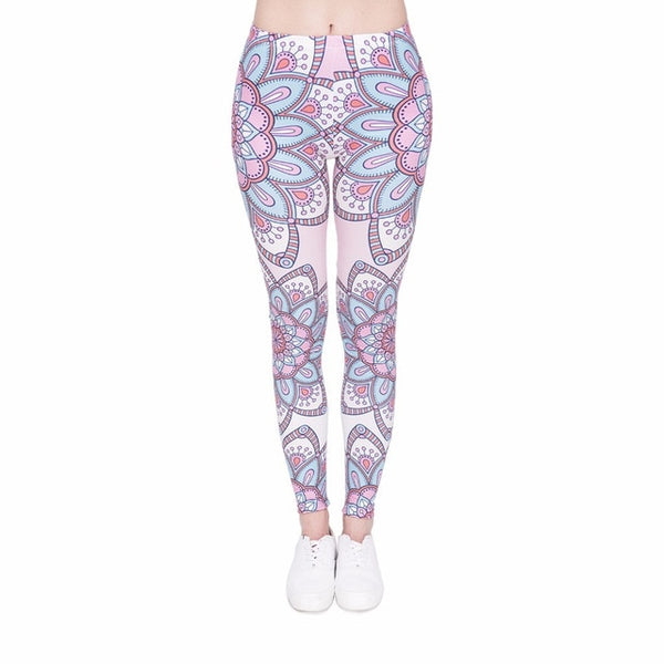 Fashion leggins mujer With Multicolor Pattern 3D Printing legging fitness feminina leggins Woman Pants workout leggings | Vimost Shop.