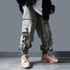 Techwear Cargo Pants Men Multi Pockets Hip Hop Casual Streetwear Trousers Joggers Elastic Waist Sweatpants | Vimost Shop.