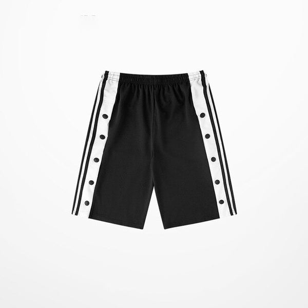 Hip Hop Retro Side Slip Fastener Shorts Men Casual Wear Sports Short | Vimost Shop.