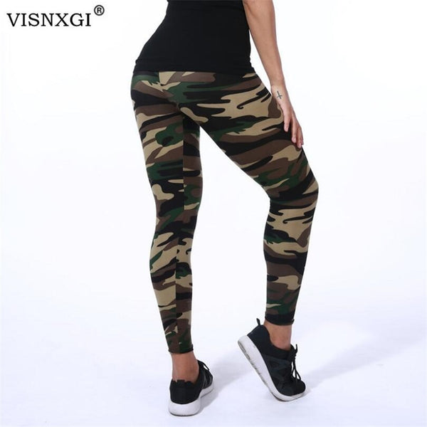 High Quality Women Leggings High Elastic Skinny Camouflage Legging Jegging Pants | Vimost Shop.