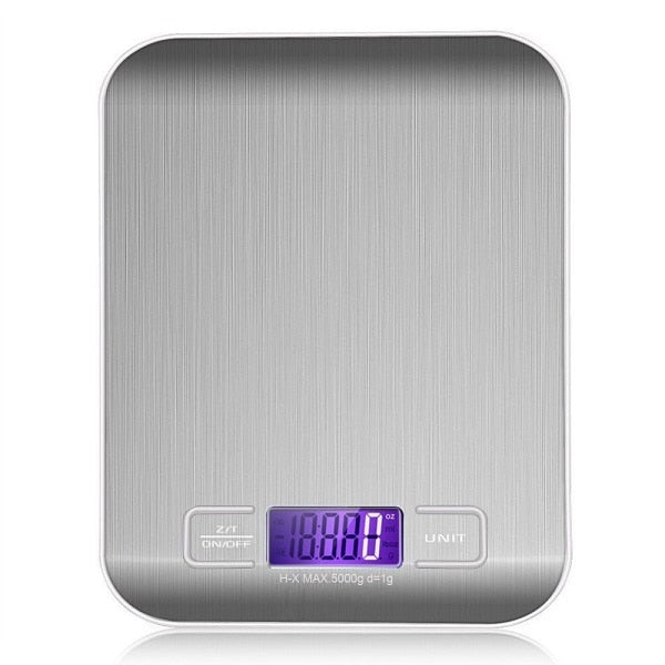 Stainless Steel Digital USB Kitchen Scales 10kg/5kg Electronic Precision postal Food Diet scale for Cooking Baking Measure Tools | Vimost Shop.