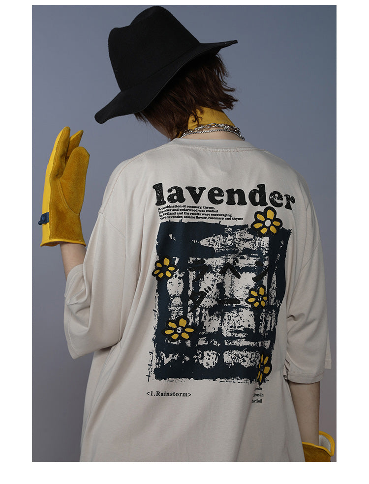 Men Hip Hop T Shirt Streetwear Harajuku Floral T-Shirt Oversize Summer Short Sleeve | Vimost Shop.