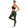 Women Legging Line Green graffiti Printing Fitness leggins Slim legins Soft and stretchy Leggings | Vimost Shop.