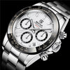 Men Watches Top Luxury BrandFull Steel Waterproof Sport Quartz Watch Men Fashion Date Clock Chronograph | Vimost Shop.