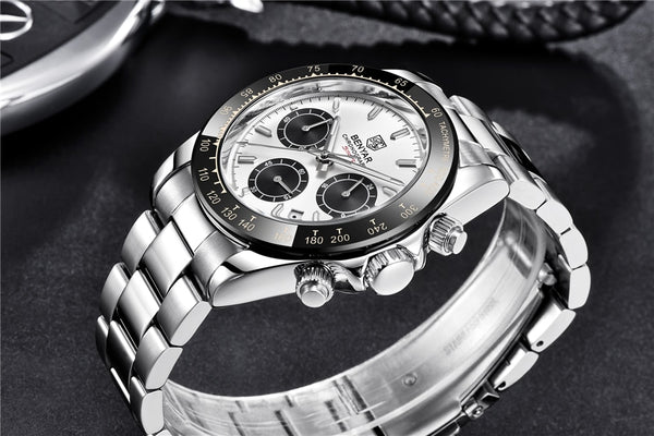 Men Watches Top Luxury BrandFull Steel Waterproof Sport Quartz Watch Men Fashion Date Clock Chronograph | Vimost Shop.