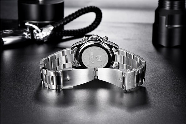 Men Watches Top Luxury BrandFull Steel Waterproof Sport Quartz Watch Men Fashion Date Clock Chronograph | Vimost Shop.