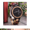 Wood Watch Men Women Quartz Week Date Couple Timepiece Colorful Wooden Band logo Customize Wholesale Dropship | Vimost Shop.