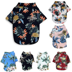 Summer Pet Printed Clothes For Dogs Floral Beach Shirt Jackets Dog Coat Puppy Costume Cat Spring Clothing Pets Outfits | Vimost Shop.