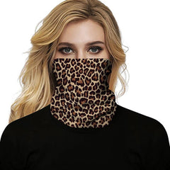 Unisex Leopard Camouflage Face Cover Scarf Washable Rave Bandana Neck Gaiter Tube Headwear For Women Men Dustproof Face Scarf | Vimost Shop.