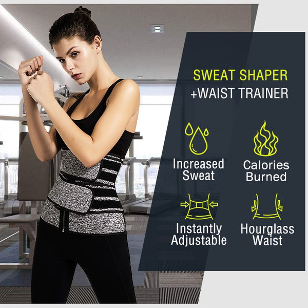 Women Waist Trainer Neoprene Sweat Shapewear Body Shaper Slimming Sheath Belly Reducing Shaper Workout Trimmer Belt Corset | Vimost Shop.