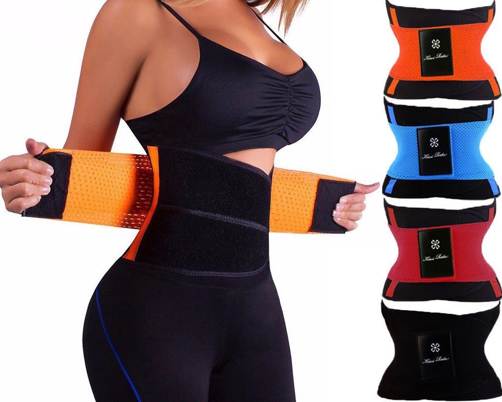 Sweat Waist Trainer Body Shape Shaper Xtreme Power Modeling Belt Faja Girdle Tummy Slimming Fitness Corset Shapewear | Vimost Shop.