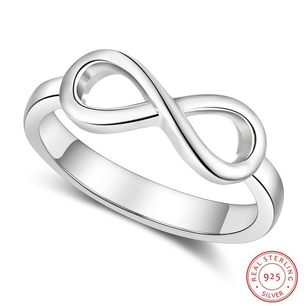 Personalized Infinity Ring 925 Sterling Silver Custom Name Wedding Gift Love Forever Ring for Women Fine Jewelry | Vimost Shop.
