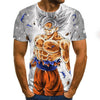 Dragon Ball Series Boys Clothing Anime Harajuku Tops Summer Fashion Men's T-shirt 3D O-Neck Shirt Large Size Streetwear - Vimost Shop