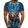 Dragon Ball Series Boys Clothing Anime Harajuku Tops Summer Fashion Men's T-shirt 3D O-Neck Shirt Large Size Streetwear - Vimost Shop