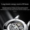 Men Mechanical Wristwatch Automatic Watch Men Skeleton OUPINKE Tungsten steel Sapphire Watch relogio masculino | Vimost Shop.