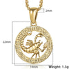 Hot Sale 12 Constellations Zodiac Sign Gold Pendant Necklace for Women Men Fashion Gift Dropshipping Jewelry GPM24B | Vimost Shop.