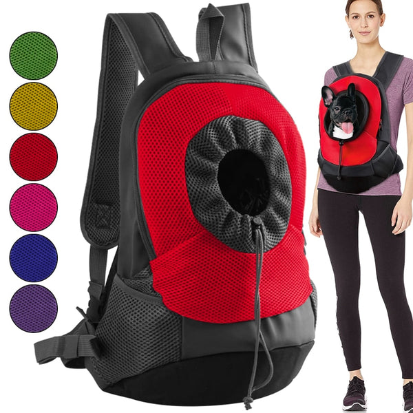 Pet Carrier Dog Bag Backpack Bleathable Mesh Puppy Shoulder Bag Cat Chest bag | Vimost Shop.