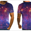 Men's T-shirt beautiful starry sky tops 3D printed short sleeve summer round neck shirt trendy streetwear | Vimost Shop.