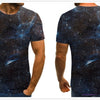 Men's T-shirt beautiful starry sky tops 3D printed short sleeve summer round neck shirt trendy streetwear | Vimost Shop.