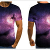 Men's T-shirt beautiful starry sky tops 3D printed short sleeve summer round neck shirt trendy streetwear | Vimost Shop.