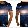 Men's T-shirt beautiful starry sky tops 3D printed short sleeve summer round neck shirt trendy streetwear | Vimost Shop.