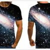 Men's T-shirt beautiful starry sky tops 3D printed short sleeve summer round neck shirt trendy streetwear | Vimost Shop.