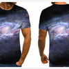 Men's T-shirt beautiful starry sky tops 3D printed short sleeve summer round neck shirt trendy streetwear | Vimost Shop.