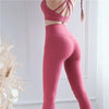 Woman Gym Sport Workout Running Two-sided High Waist Tights | Vimost Shop.