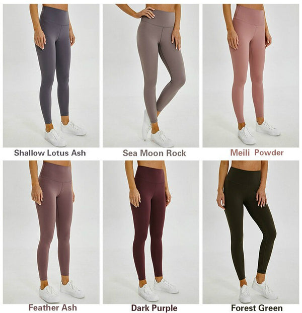 Classical 2.0Versions Soft Naked-Feel Athletic Fitness Leggings Women Stretchy High Waist Gym Sport Tights Yoga Pants lulu | Vimost Shop.