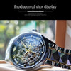 Men Mechanical Wristwatch Automatic Watch Men Skeleton OUPINKE Tungsten steel Sapphire Watch relogio masculino | Vimost Shop.