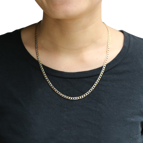 Gold Chain Necklace for Men Women Cuban Link Chains Mens Womens Necklaces Wholesale 2019 Fashion Men's Woman Jewelry | Vimost Shop.