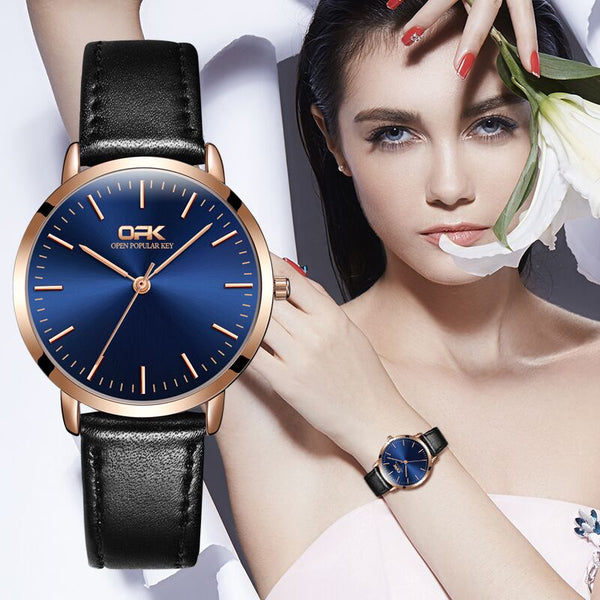 Women Watches Top Brand Luxury Fashion Female Quartz Wrist Watch Ladies Leather Waterproof Clock Girl Relogio Feminino | Vimost Shop.