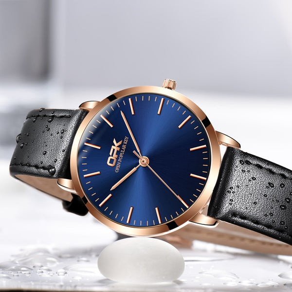 Women Watches Top Brand Luxury Fashion Female Quartz Wrist Watch Ladies Leather Waterproof Clock Girl Relogio Feminino | Vimost Shop.