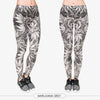 Women Clothing Ladies Legins Full Length Weeds 3D Graphic Printing Legging Sexy Punk Pants Leggings | Vimost Shop.