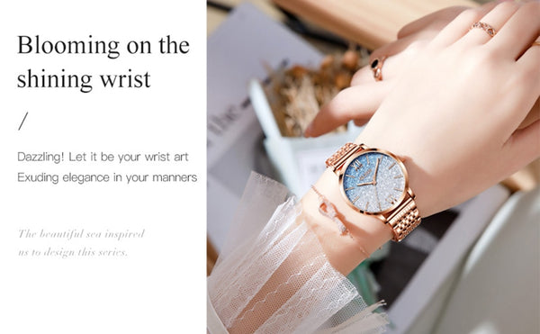 Women Watches with stianless  mesh Bracelet Top Brand Rose gold Fashion Luxury Casual Dress Gifts for women reloj mujer | Vimost Shop.