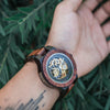 Men Automatic Wooden Watches Forsining Wristwatch Waterproof Male Mechanical Gift in  Wood Box Masculino watch For BOY | Vimost Shop.