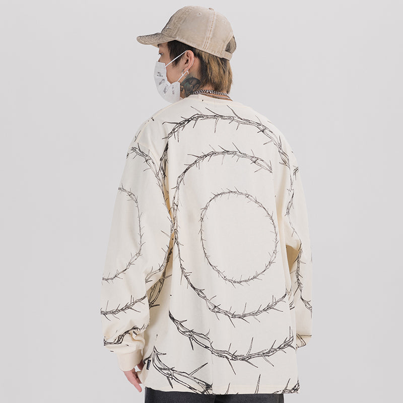 Sweatshirt Men Vicious Dog Printed Hip Hop Street Style Hoodies Streetwear | Vimost Shop.