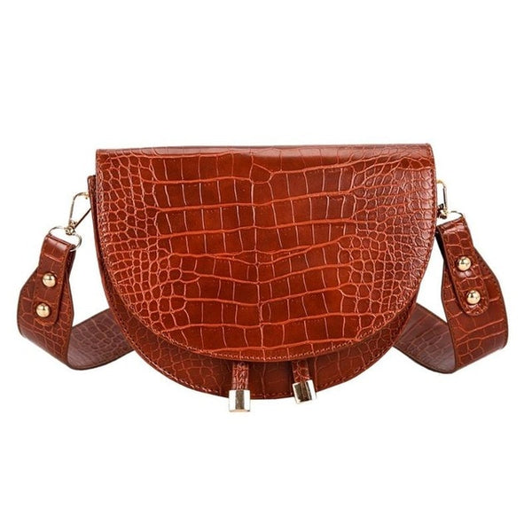 Women's Designer Luxury Handbag Fashion New High quality PU Leather Women Handbags Crocodile pattern Shoulder Messenger Bag | Vimost Shop.