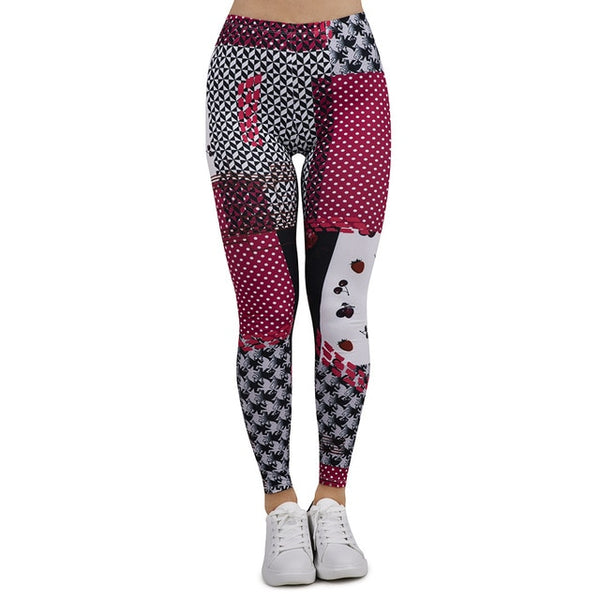 Women Legging Gradient Printing Leggins Slim High Elasticity Legins Fitness Leggings Female Pants | Vimost Shop.