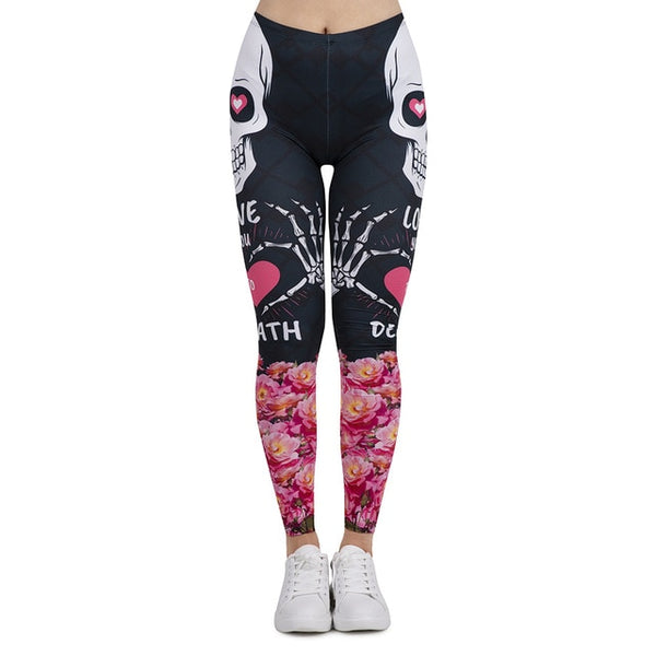 Women Legging Gradient Printing Leggins Slim High Elasticity Legins Fitness Leggings Female Pants | Vimost Shop.