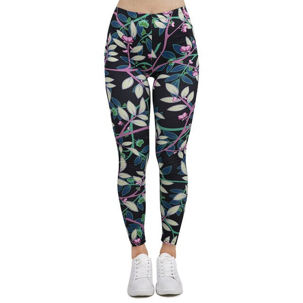 Women Legging Gradient Printing Leggins Slim High Elasticity Legins Fitness Leggings Female Pants | Vimost Shop.