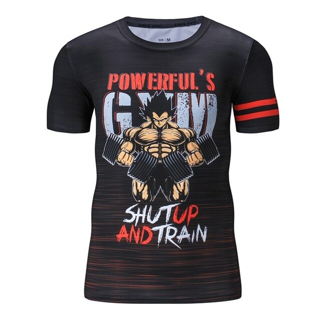 Men 3d Printer Camiseta Dragon Ball T Shirt Fashion O-neck Male Streewear Hip Hop Clothing Causal Workout Tees | Vimost Shop.