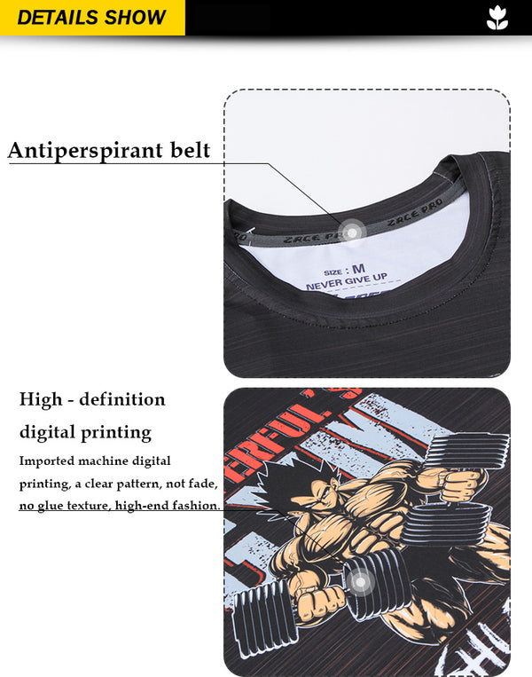 Men 3d Printer Camiseta Dragon Ball T Shirt Fashion O-neck Male Streewear Hip Hop Clothing Causal Workout Tees | Vimost Shop.