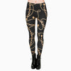 High Elasticity Legging Women Clothing Ladies Full Length Gold Chains Printing Legins Sexy Fitness Pants Workout Leggings | Vimost Shop.