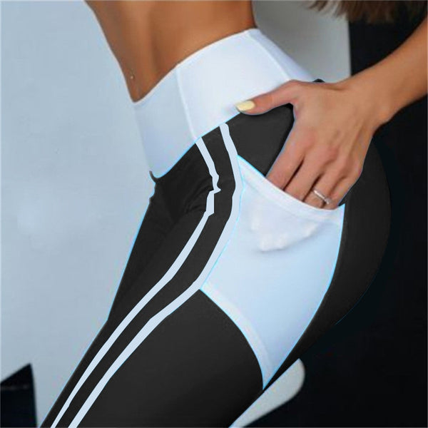 High Waist Fitness Legging Women Heart Shaped Fashion Push Up Sexy Ankle-Length Pants Elasticity Leggings For Women With Pocket | Vimost Shop.