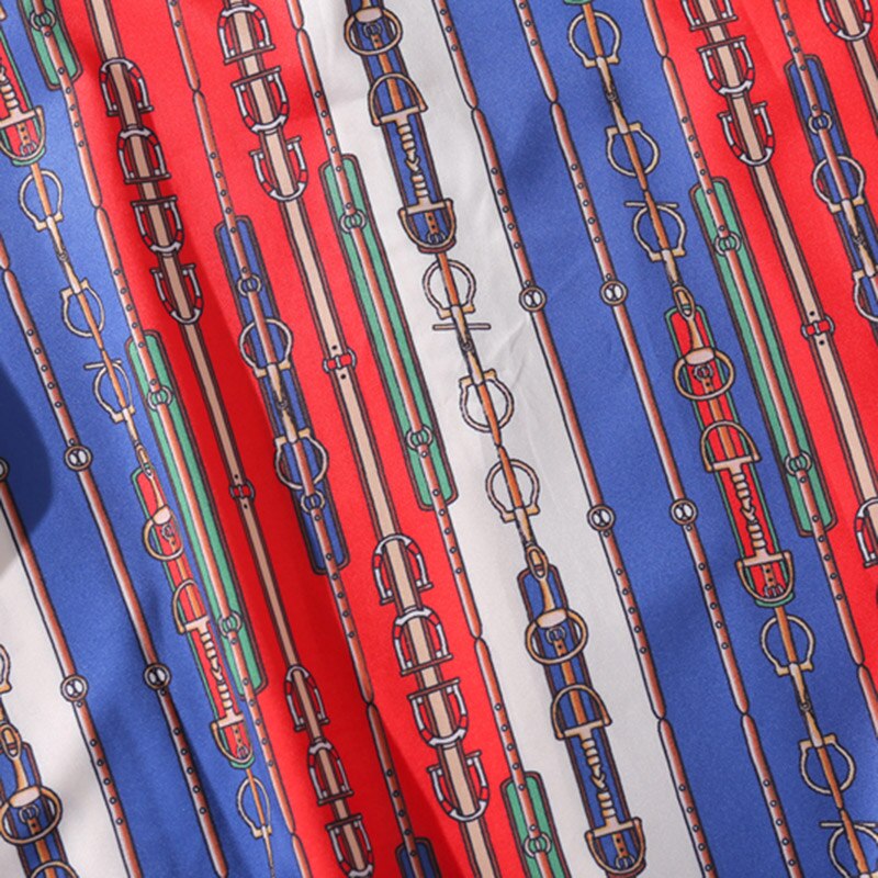 Men Hawaiian Shirt Chain Belt Retro Style Harajuku Beach Shirt | Vimost Shop.